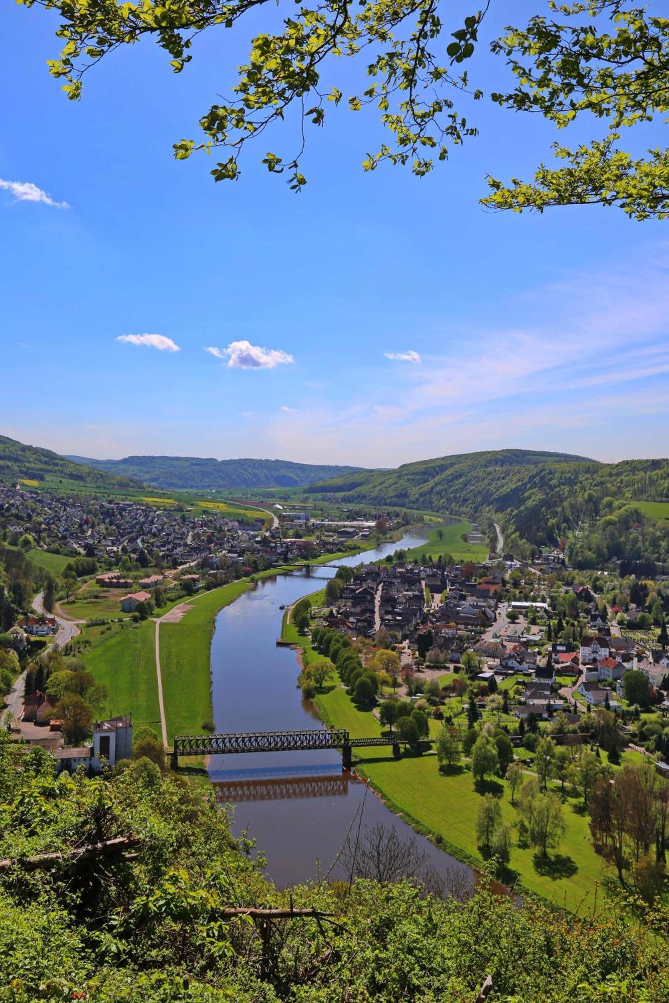 Ferienwohnungen Am Weserstrand Bodenwerder Buitenkant foto